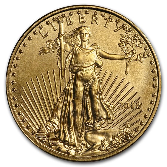 2016 1/10 oz American Gold Eagle BU