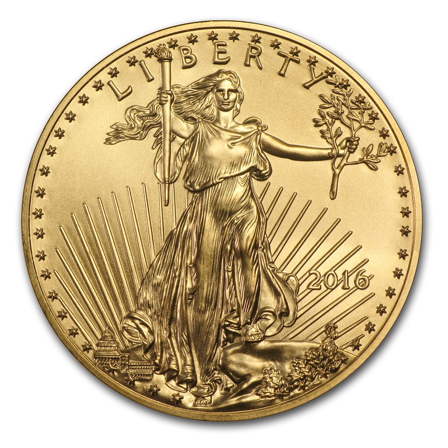2016 1/2 oz American Gold Eagle BU