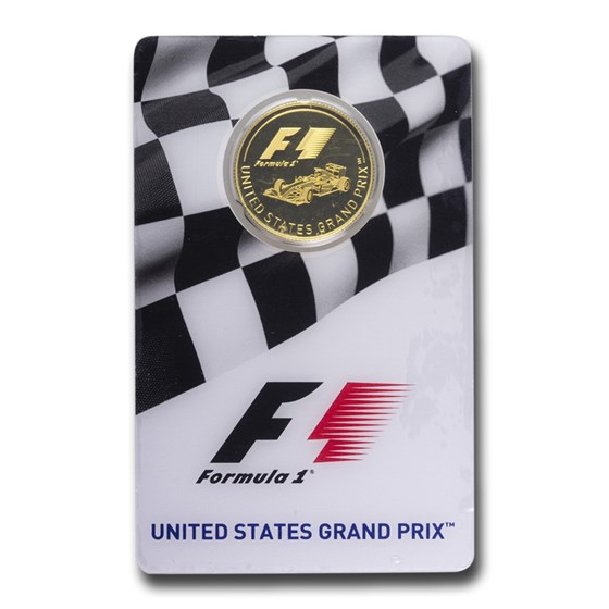2016 1/4 oz $25 SI Gold Formula 1® US Grand Prix (In Assay) 2016 1/4 oz $25 SI Gold Formula 1® US Grand Prix (In Assay)