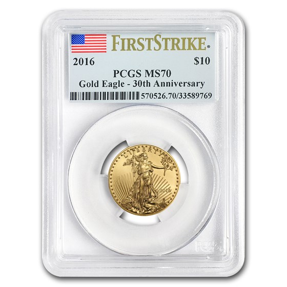 2016 1/4 oz American Gold Eagle MS-70 PCGS (FS) 2016 1/4 oz American Gold Eagle MS-70 PCGS (FS)