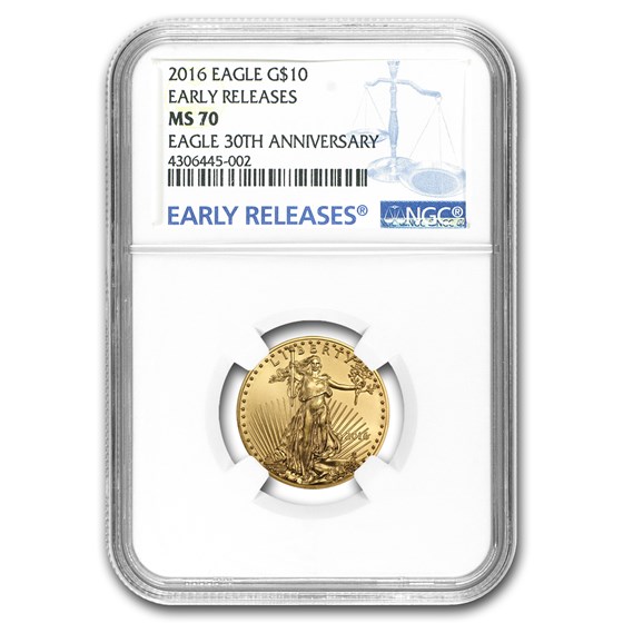 2016 1/4 oz Gold American Eagle MS-70 NGC (Early Releases) 2016 1/4 oz Gold American Eagle MS-70 NGC (Early Releases)