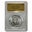 2016 1 oz American Platinum Eagle MS-69 PCGS (FS Gold Foil Label)