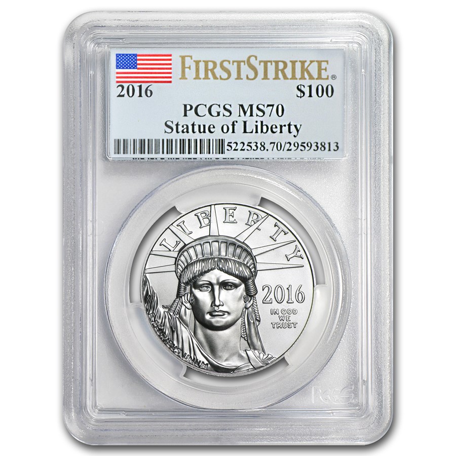 2016 1 oz American Platinum Eagle MS-70 PCGS (FirstStrike®)