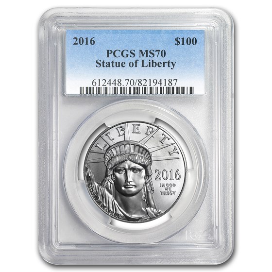 2016 1 oz American Platinum Eagle MS-70 PCGS 2016 1 oz American Platinum Eagle MS-70 PCGS