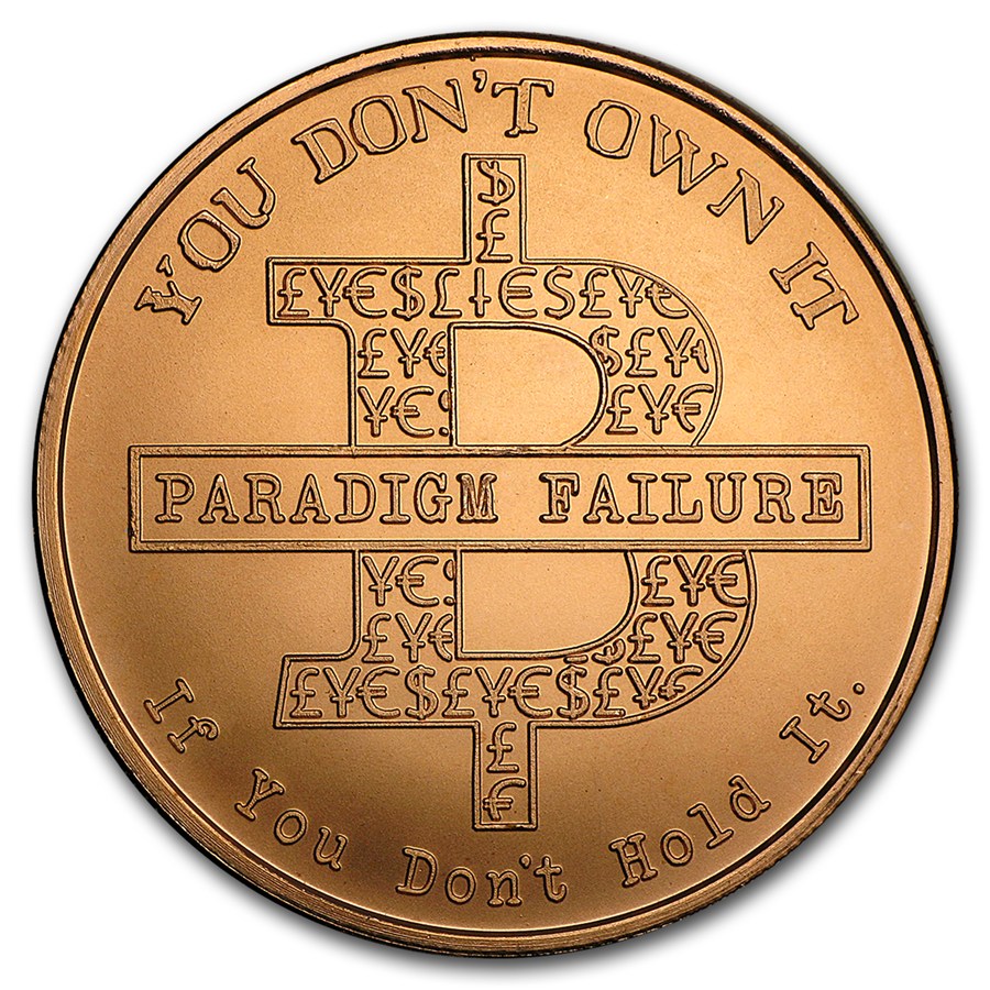 Buy 2016 1 oz Copper Round - BitCON | APMEX