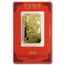 2016 1 oz Gold Bar - PAMP Suisse Year of the Monkey (In Assay)