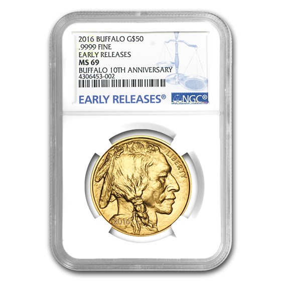 2016 1 oz Gold Buffalo MS-69 NGC (Early Releases) 2016 1 oz Gold Buffalo MS-69 NGC (Early Releases)