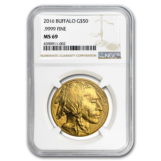 2016 1 oz Gold Buffalo MS-69 NGC 2016 1 oz Gold Buffalo MS-69 NGC