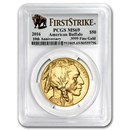2016 1 oz Gold Buffalo MS-69 PCGS (FirstStrike®)