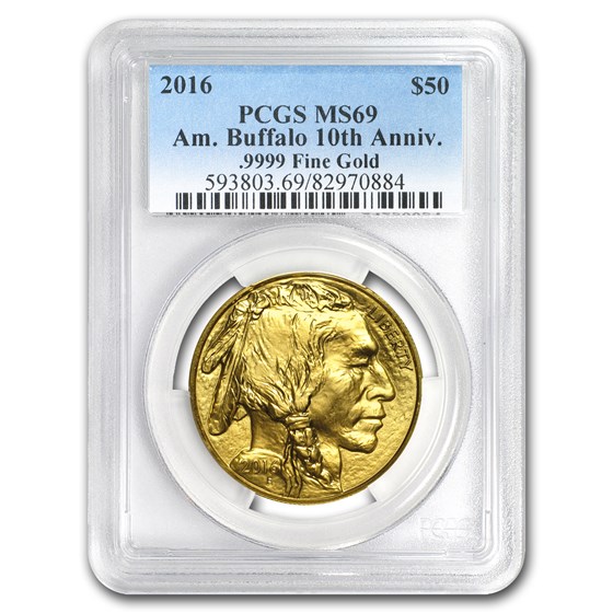 2016 1 oz Gold Buffalo MS-69 PCGS 2016 1 oz Gold Buffalo MS-69 PCGS