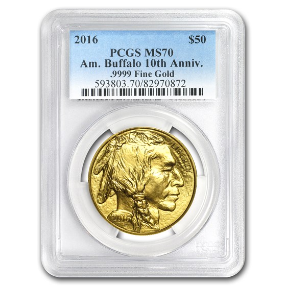 2016 1 oz Gold Buffalo MS-70 PCGS 2016 1 oz Gold Buffalo MS-70 PCGS