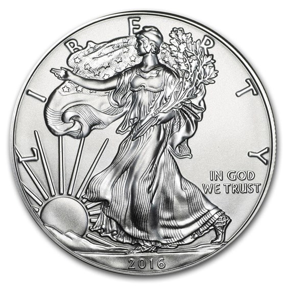 2016 1 oz Silver American Eagle BU 2016 1 oz Silver American Eagle BU