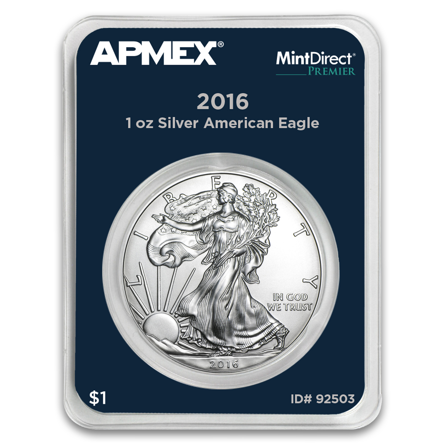 Buy 2016 1 oz Silver Eagle (MDP Single) | APMEX