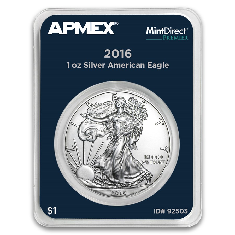 2016 1 oz Silver Eagle (MintDirect® Premier Single)