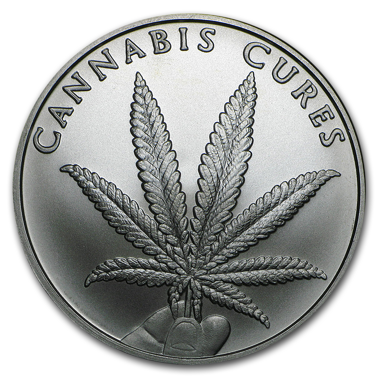 CANNABIS CURES PROOF W/BOX & COA LOW MINTAGE 600 2016 1oz SILVER SHIELD