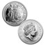 2016 2-Coin Silver 1 oz Britannia Proof/Reverse Proof Set