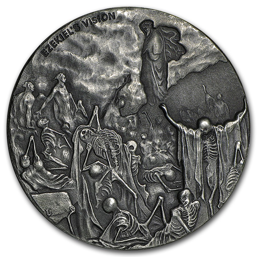 2016 2 oz Silver Coin - Biblical Series (Ezekiel's Vision)