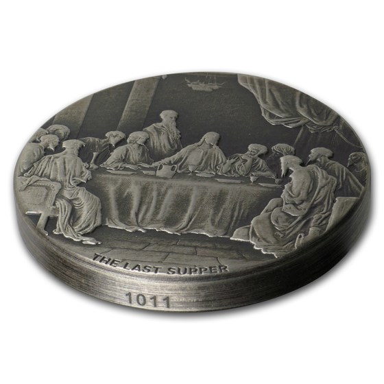 Buy 2016 2 oz Silver Coin Biblical Series Last Supper (Coin Only) APMEX