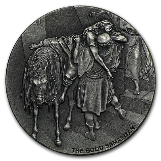 2016 2 oz Silver Coin - Biblical Series (The Good Samaritan) 2016 2 oz Silver Coin - Biblical Series (The Good Samaritan)