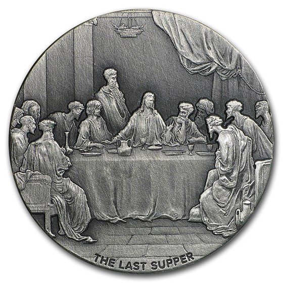 2016 2 oz Silver Coin - Biblical Series (The Last Supper) 2016 2 oz Silver Coin - Biblical Series (The Last Supper)