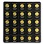 2016 25x 1 gram Gold Maple Leafs - Maplegram25™ (In Assay Sleeve)