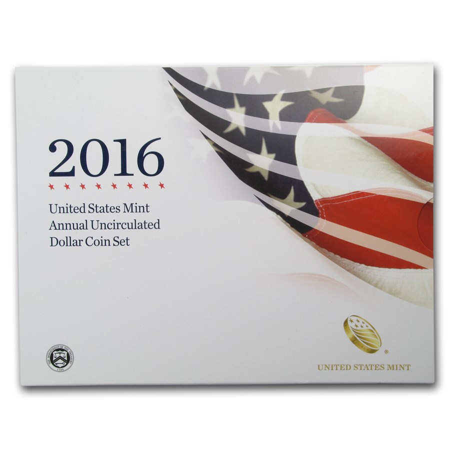 2016 5-Coin U.S. Mint Annual Uncirculated Dollar Set