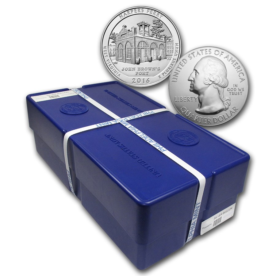 2016 5 oz Silver ATB Harpers Ferry Park (Sealed Monster Box)