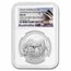 2016 AUS 1 oz Silver Stock Horse 1/500 First Struck MS-69 NGC