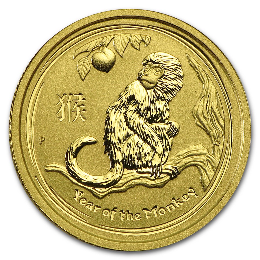 Singapore mint gold lunar series 2011 Buy 2016 Australia 1/10 oz Gold Lunar Monkey BU | APMEX