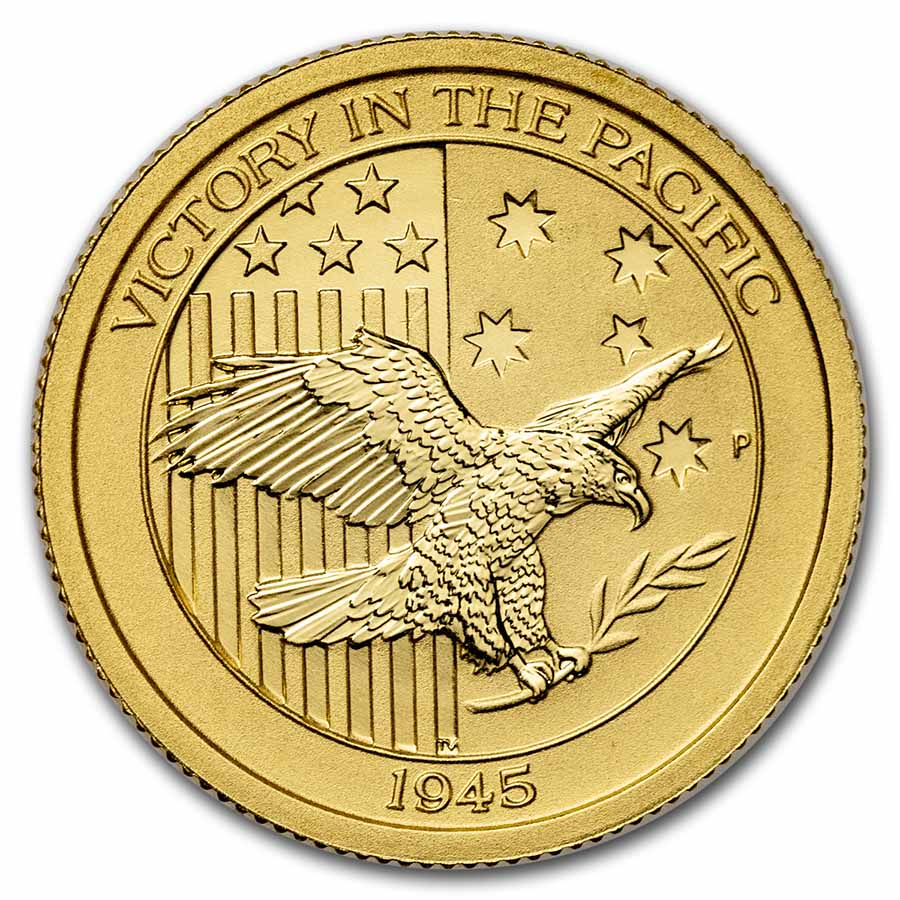 Buy 2016 Australia 1/10 oz Gold Victory in the Pacific BU | APMEX