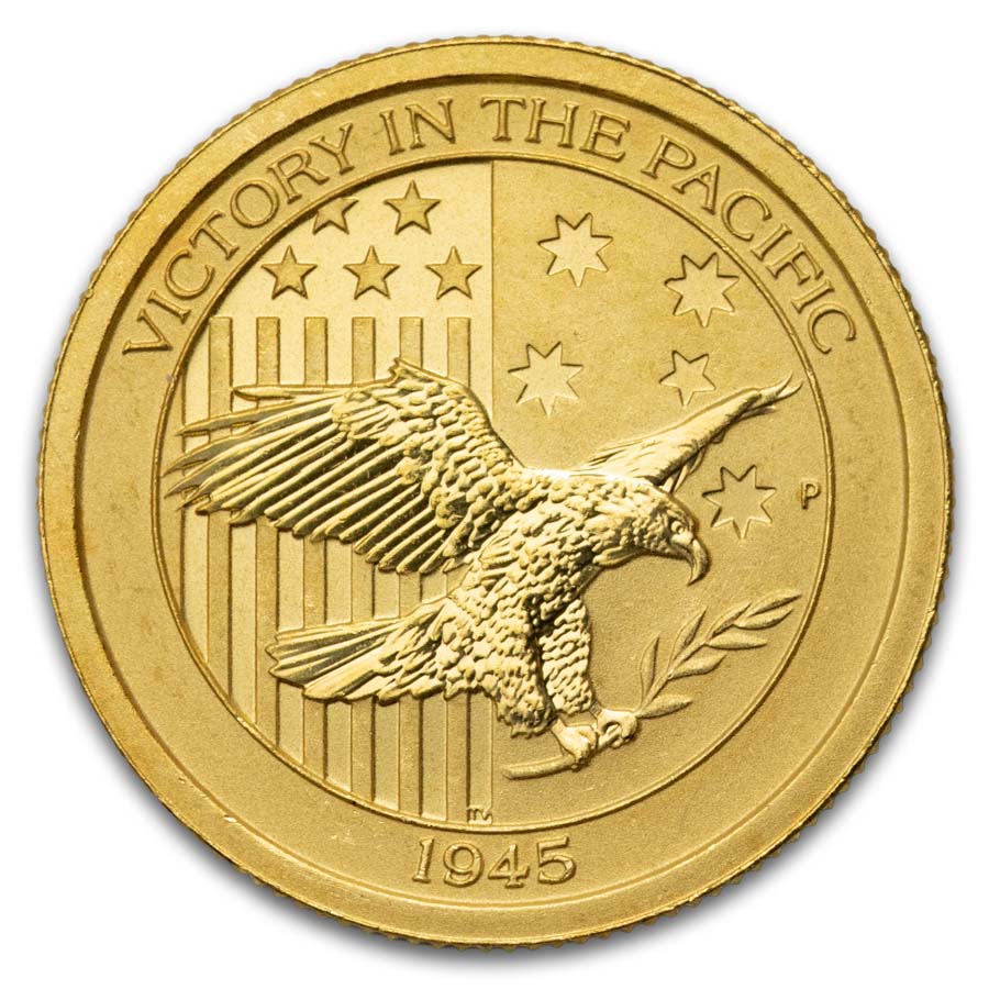 Buy 2017 Australia 1/10 oz Gold Victory in the Pacific BU | APMEX