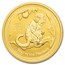 2016 Australia 1/2 oz Gold Lunar Monkey BU (Missing Capsule)
