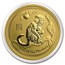 2016 Australia 1/2 oz Gold Lunar Monkey BU