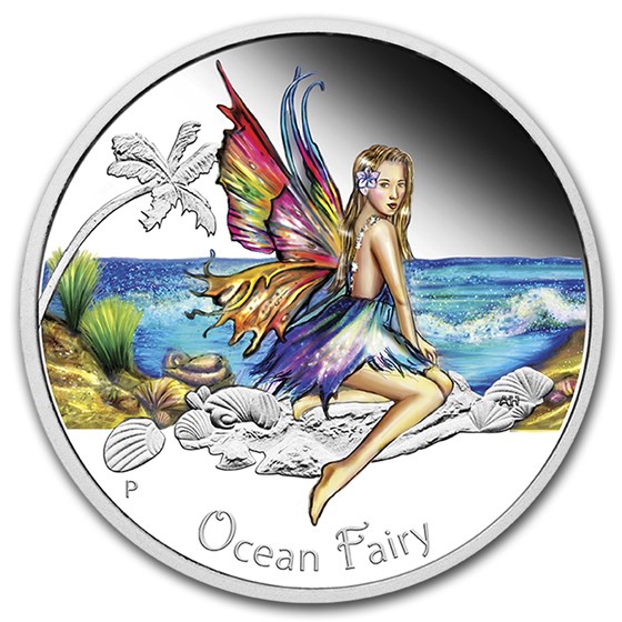 2016 Australia 1/2 oz Silver Ocean Fairy Proof 2016 Australia 1/2 oz Silver Ocean Fairy Proof