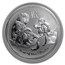 2016 Australia 1/2 oz Silver Year of the Monkey BU (Series II)