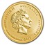 2016 Australia 1/20 oz Gold Colorized Lunar Monkey BU