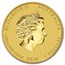 2016 Australia 1/20 oz Gold Lunar Monkey BU