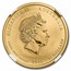 2016 Australia 1/4 oz Gold Lunar Monkey MS-70 NGC