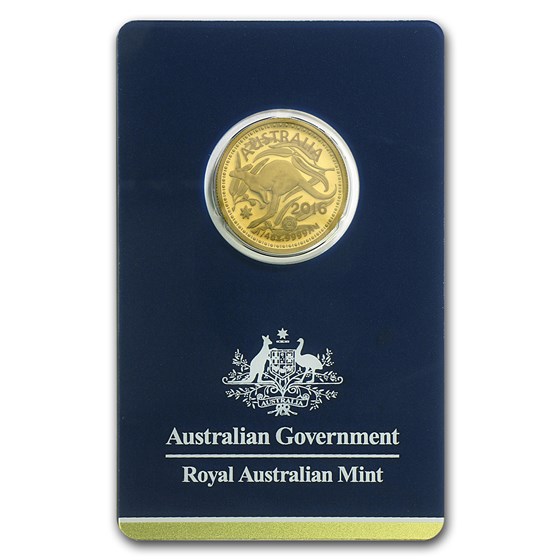 2016 Australia 1/4 oz Gold RAM Kangaroo (In Assay)