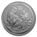 2016 Australia 1 kilo Silver Lunar Monkey BU