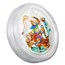 2016 Australia 1 kilo Silver Lunar Monkey King Colorized BU