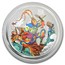 2016 Australia 1 kilo Silver Lunar Monkey King Colorized BU