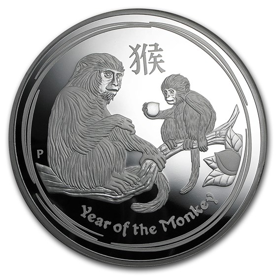 2016 Australia 1 kilo Silver Lunar Monkey Proof (w/Box & COA) 2016 Australia 1 kilo Silver Lunar Monkey Proof (w/Box & COA)