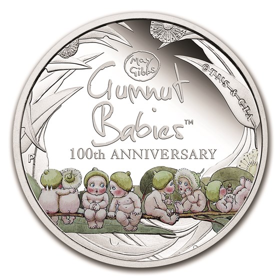 2016 Australia 1 oz Silver Gumnut Babies Proof 2016 Australia 1 oz Silver Gumnut Babies Proof