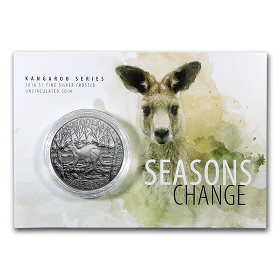 2016 Australia 1 oz Silver Kangaroo (Display Card) 2016 Australia 1 oz Silver Kangaroo (Display Card)