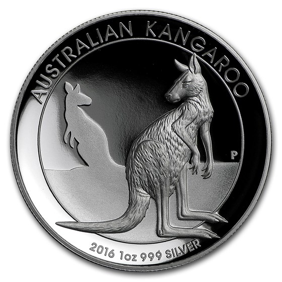 2016 Australia 1 oz Silver Kangaroo Proof (High Relief)
