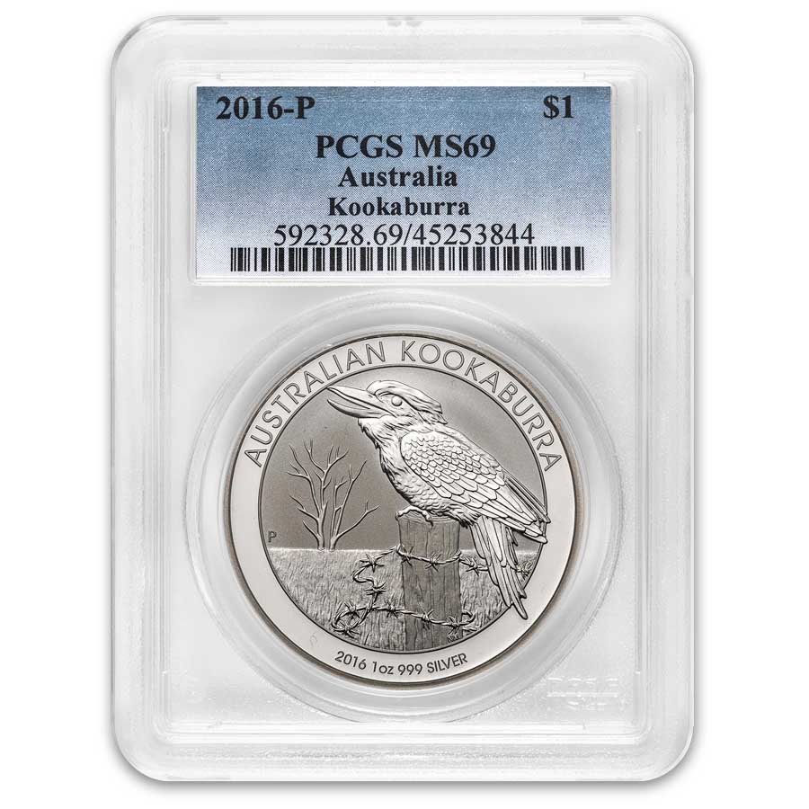 Buy 2016 Australia 1 oz Silver Kookaburra MS-69 | APMEX