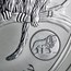 2016 Australia 1 oz Silver Lunar Monkey BU (SII, Lion Privy)