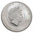2016 Australia 1 oz Silver Lunar Monkey BU (spotted)