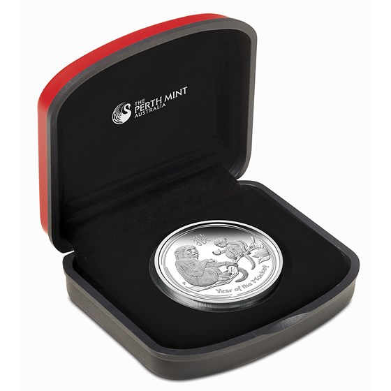 2016 Australia 1 oz Silver Lunar Monkey Proof (w/Box & COA) 2016 Australia 1 oz Silver Lunar Monkey Proof (w/Box & COA)